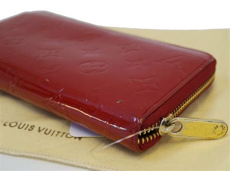 louis vuitton monogram wallet red|authentic louis vuitton zippy wallet.